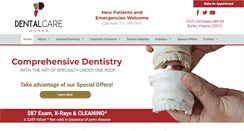 Desktop Screenshot of dentalcareburke.com